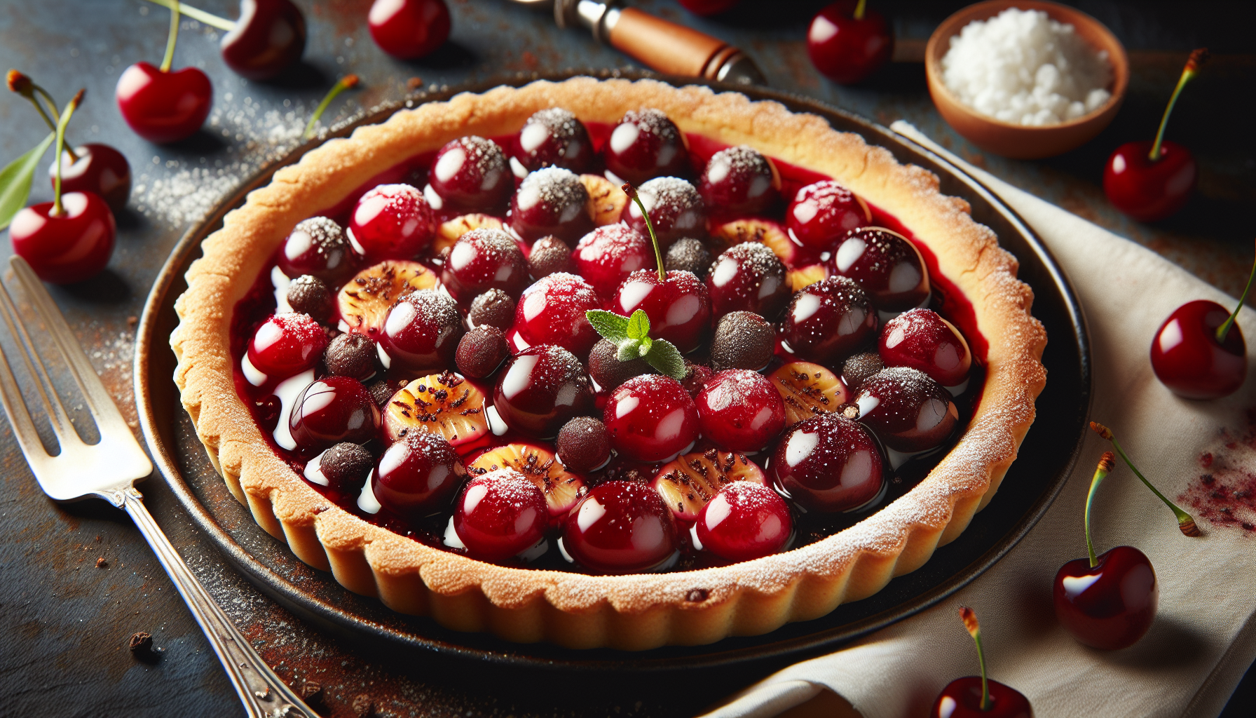 crostata di ciliegie